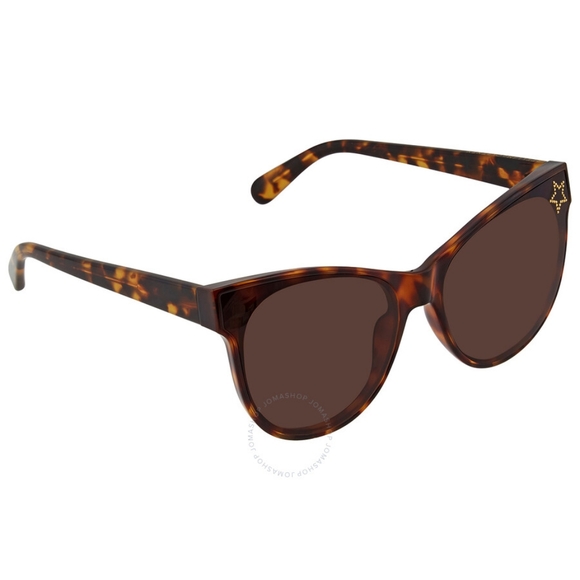 NEW STELLA MCCARTNEY WOMEN BROWN SC0100S 003  SUNGLASSES STELLA - Picture 2 of 4